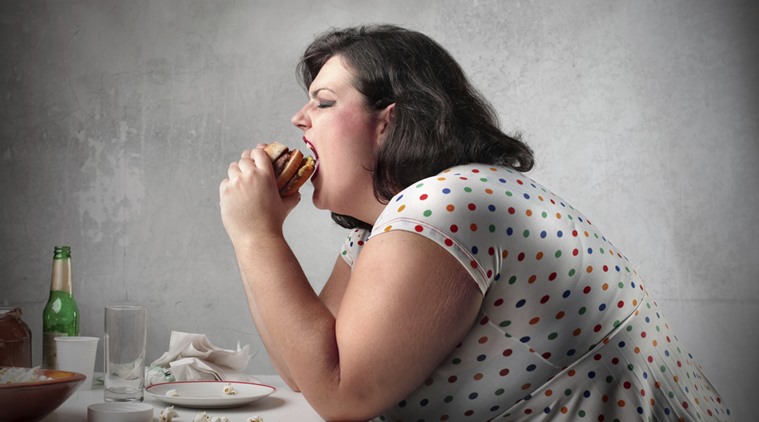 obese binge eater